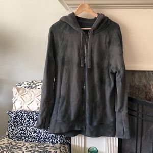 alo yoga distressed hoodie